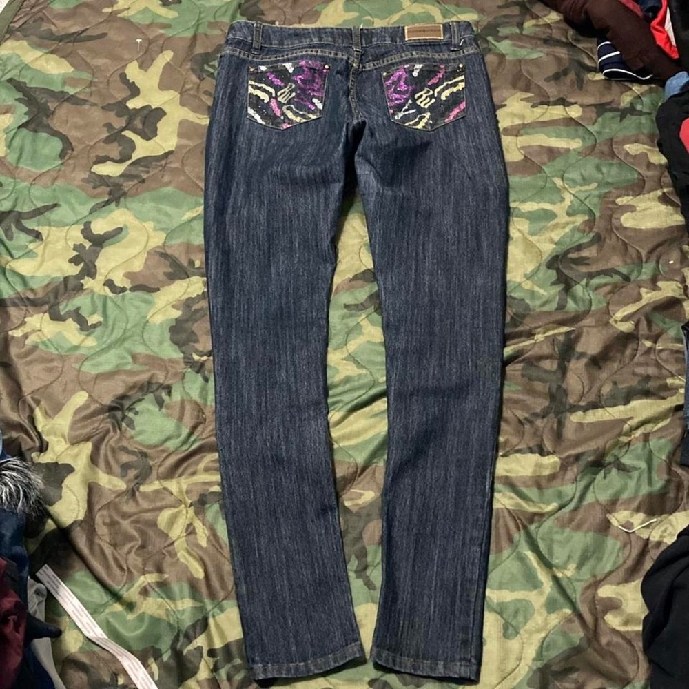 Y2K‎ Rocawear Low Rise graphic print skinny jeans